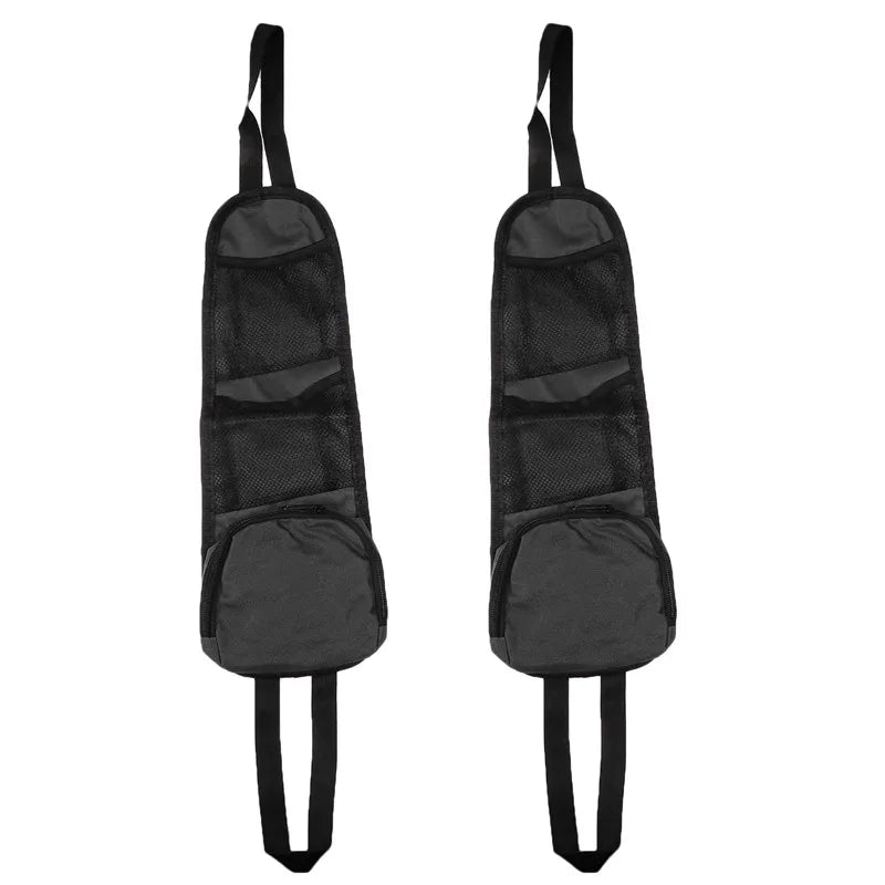 car seat organizer with multi-pocket storage, view 5 - MRSLM