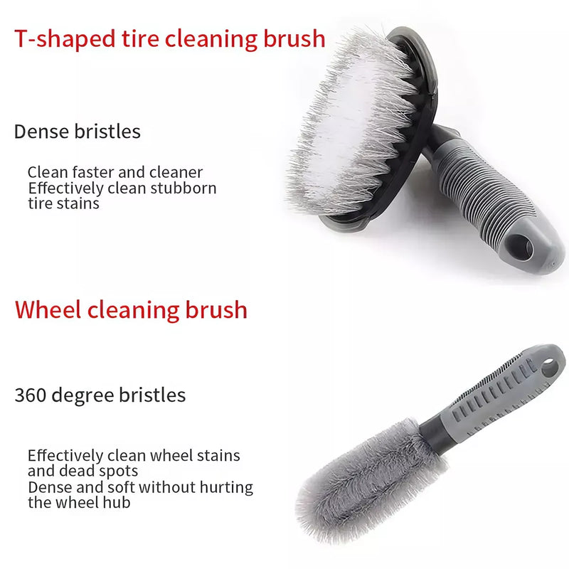 L-shaped car wheel brush, view 8 - MRSLM