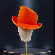 men's flat top roll brim hat, view 8 - MRSLM