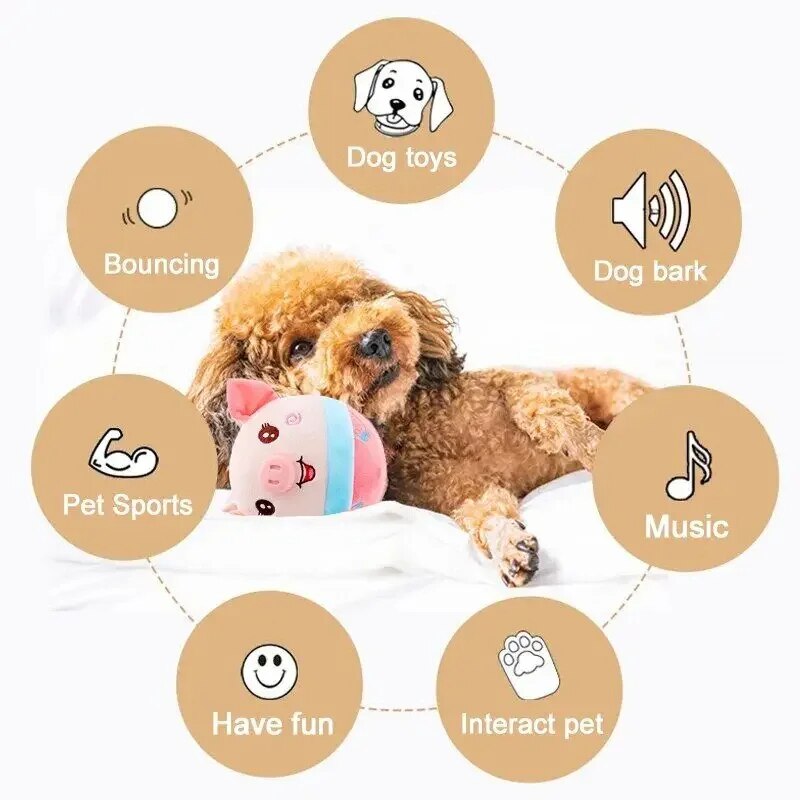 talking dog toy ball, view 7 - MRSLM