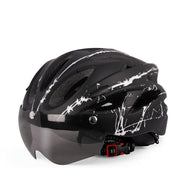riding helmet with magnetic goggles, view 7 - MRSLM