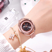 women's diamond quartz watch, view 5 - MRSLM