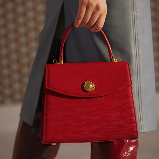 retro split leather shoulder handbag - MRSLM