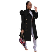 long belted trench coat in a plain color, view 5 - MRSLM