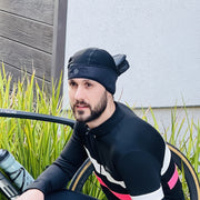 men's non-slip cycling cap black - MRSLM