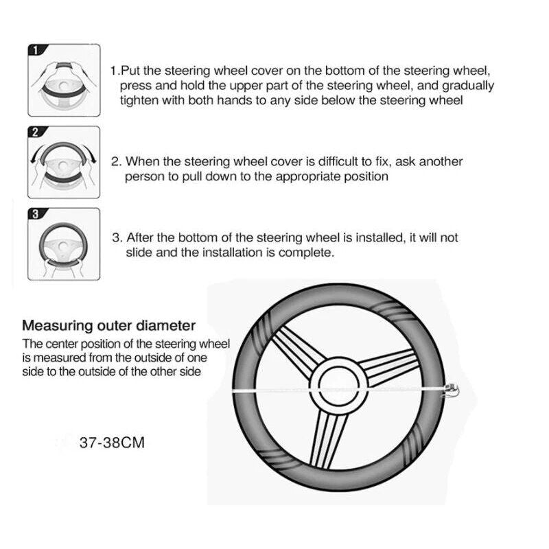 universal silicone steering wheel cover, view 18 - MRSLM