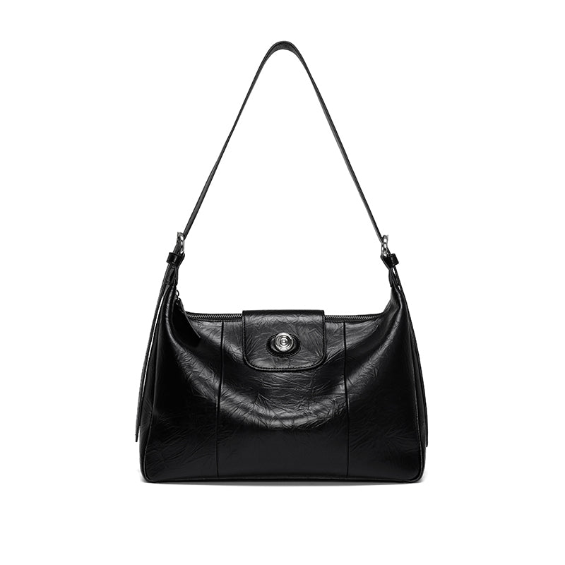 leather tote crossbody bag, view 3 - MRSLM