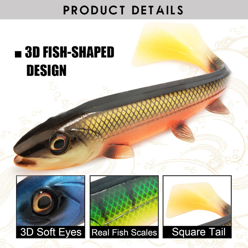 big shad fishing lure, view 8 - MRSLM