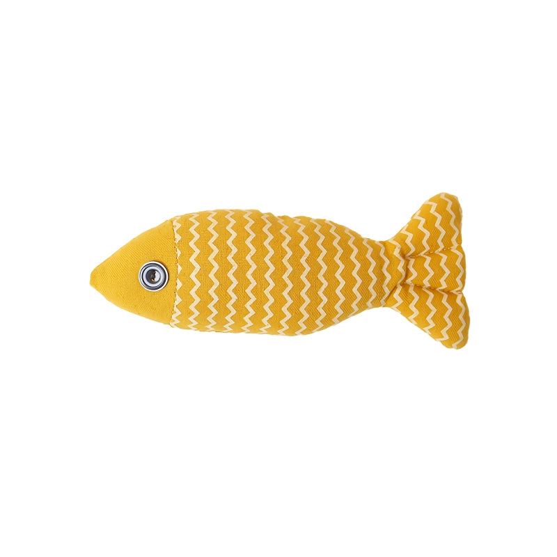 catnip fish cat toy, view 3 - MRSLM
