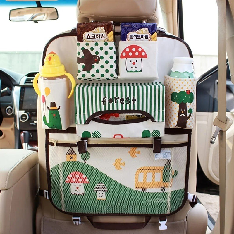 Large car seat back organizer for kids - MRSLM