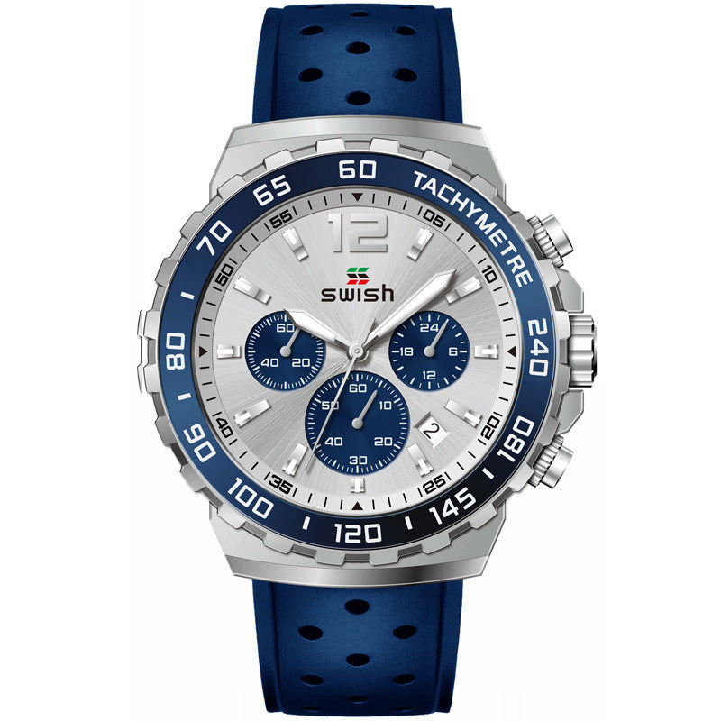 Men's luminous sports quartz watch, view 8 - MRSLM