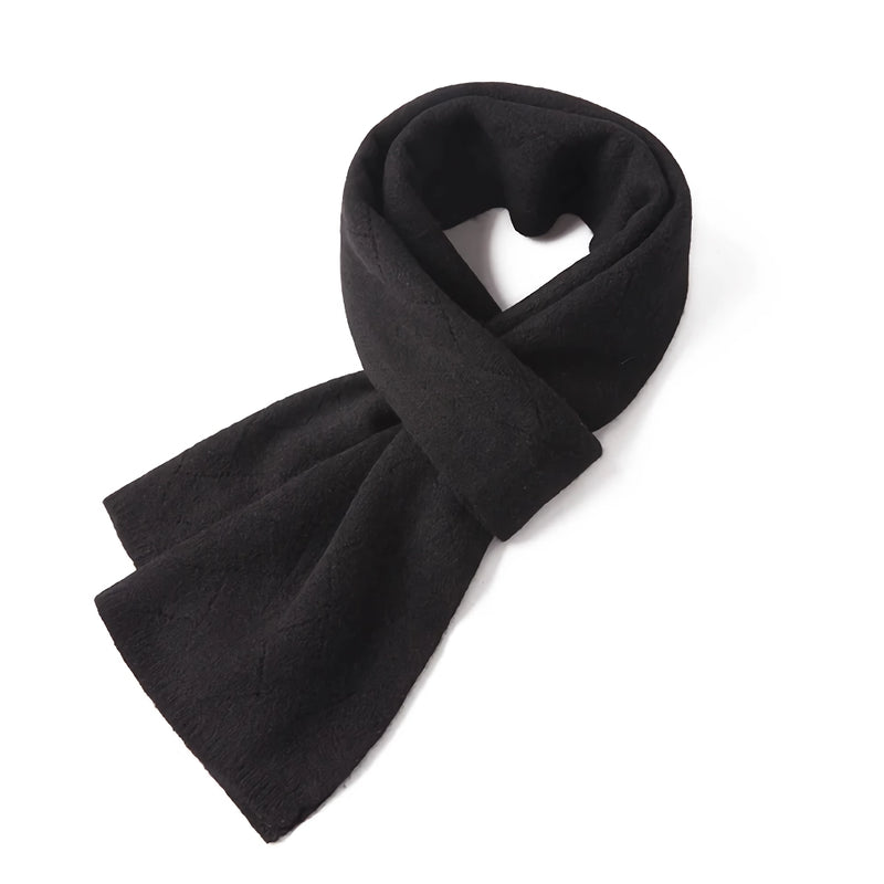 women's merino wool knit scarf, view 2 - MRSLM