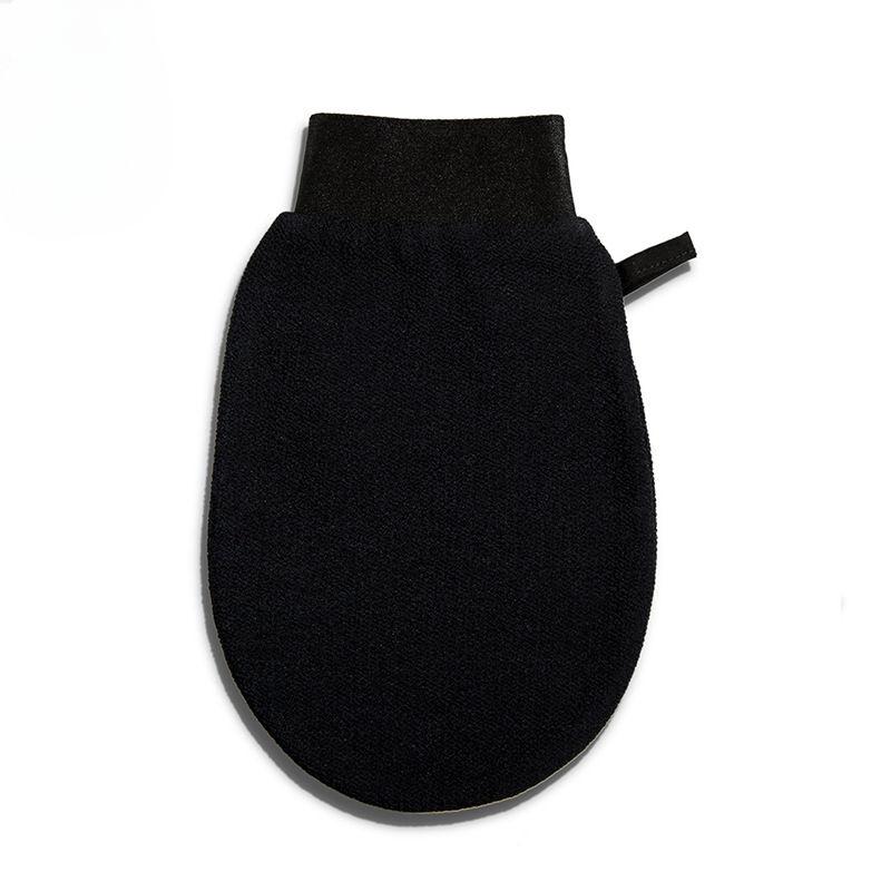 exfoliating body scrub mitt, view 3 - MRSLM