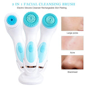 3-in-1 sonic facial cleansing brush, view 9 - MRSLM