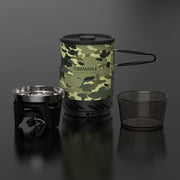 camouflage camping gas stove cooking system, view 6 - MRSLM