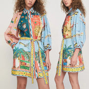 casual loose A-line dress - MRSLM