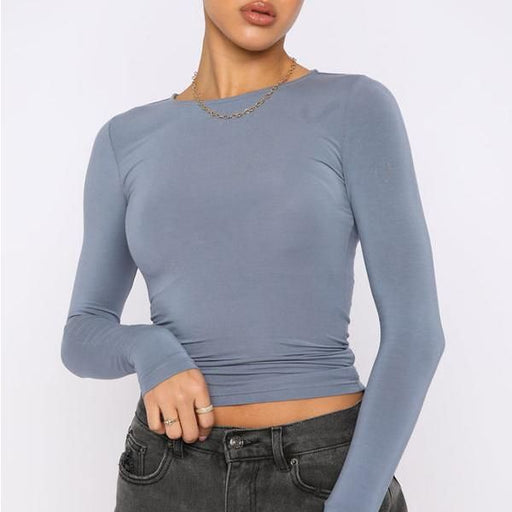 women's slim fit crop top - MRSLM
