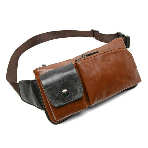 Men's retro chest pack satchel sports bag - MRSLM