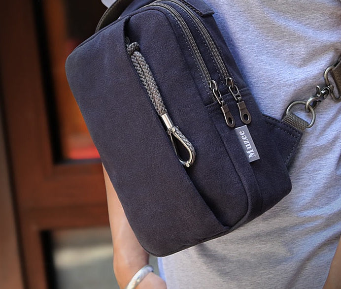 canvas crossbody bag, view 4 - MRSLM