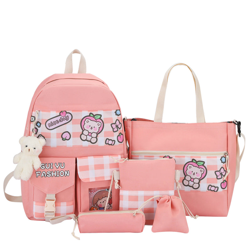 five-piece schoolbag set, view 12 - MRSLM