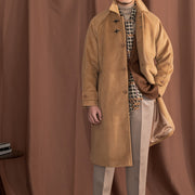thick warm baggy lapel coat, view 5 - MRSLM