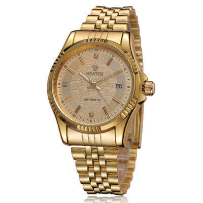 gold tourbillon-style business watch - MRSLM