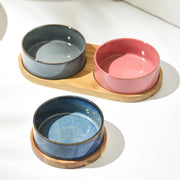 ergonomic ceramic cat and dog bowl, view 8 - MRSLM