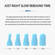 soundproof sleeping ear plugs, view 9 - MRSLM