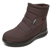 Women's warm lined flat snow boots, view 4 - MRSLM