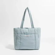 quilted puffy cotton tote bag - MRSLM