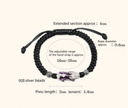 color-changing pixiu silver bracelet, view 7 - MRSLM