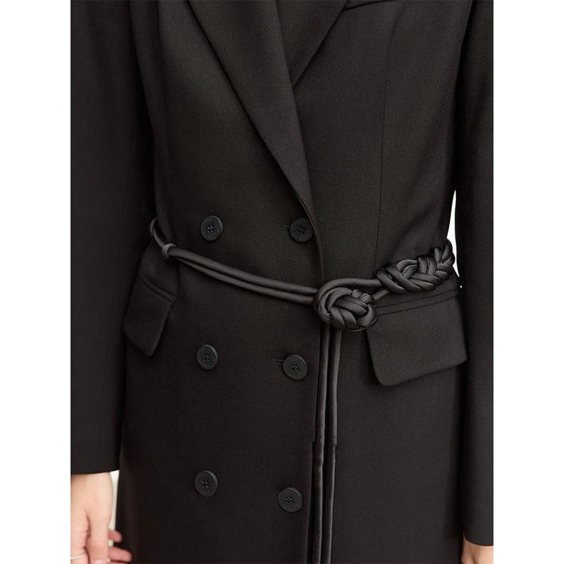 slim fit double-breasted blazer, view 6 - MRSLM