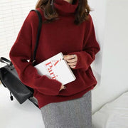turtleneck cashmere blend sweater for women - MRSLM
