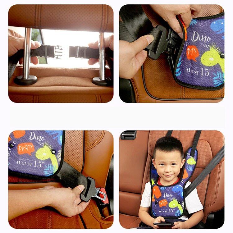 kids car seat belt cover, view 5 - MRSLM