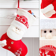 Large knitted Christmas stocking, view 9 - MRSLM