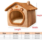 Foldable plush dog house, view 6 - MRSLM
