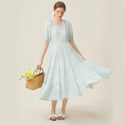 v-neck a-line midi dress - MRSLM