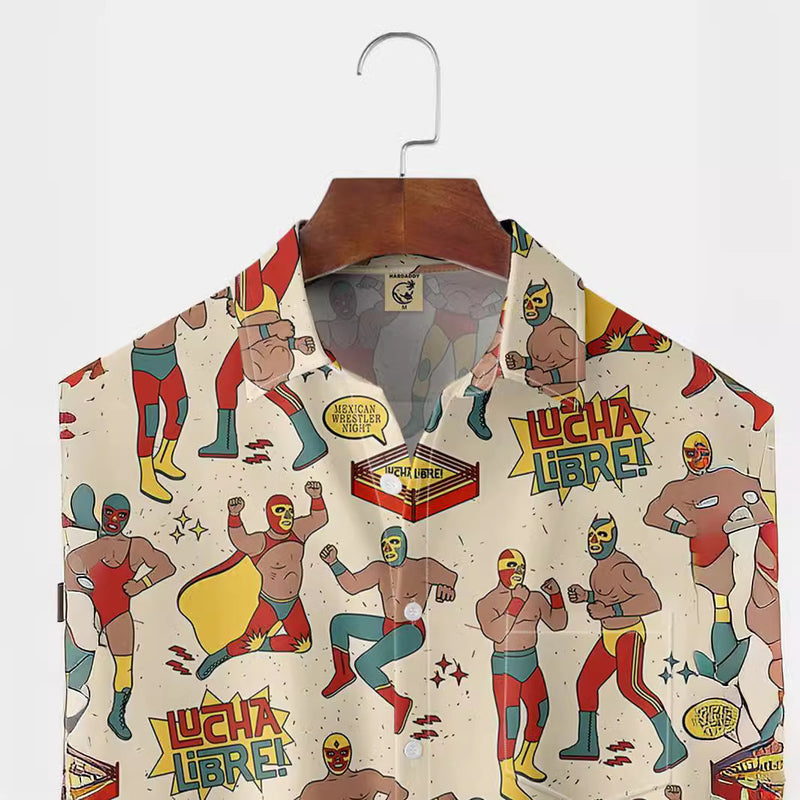 3d digital printing loose short sleeve shirt, view 5 - MRSLM