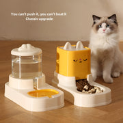 automatic pet water feeder and food container, view 7 - MRSLM