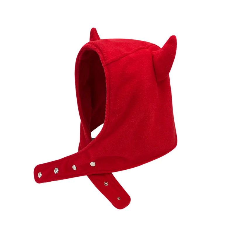 Plush bomber hat with devil ears, view 4 - MRSLM