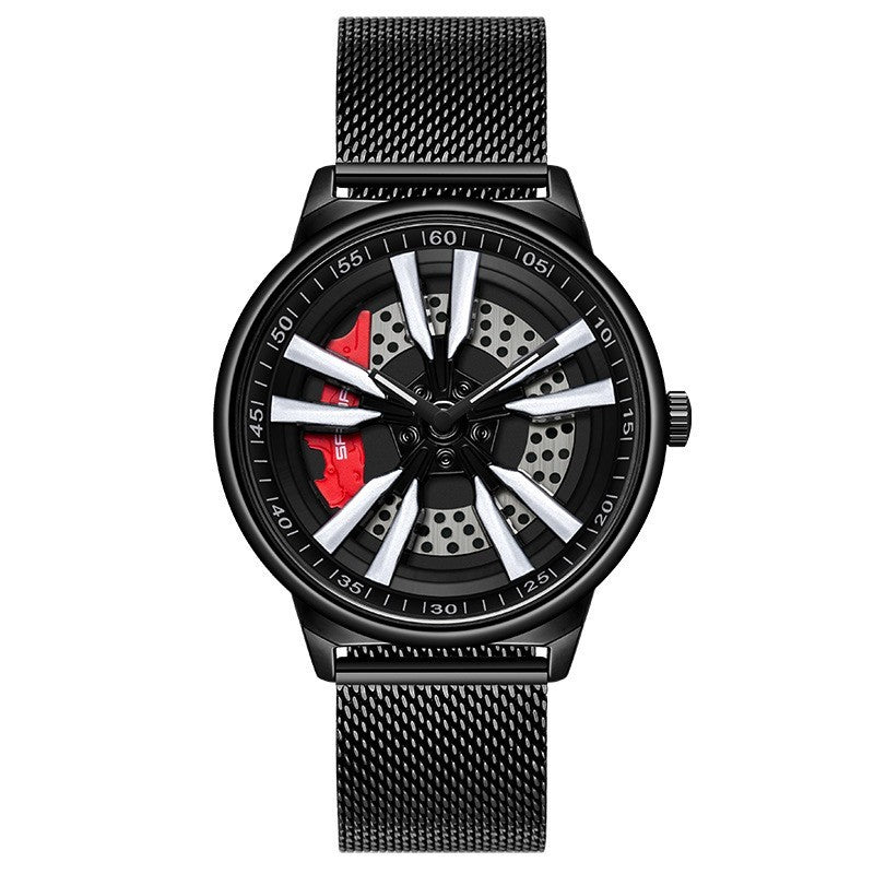 rotating wheel quartz watch, view 4 - MRSLM