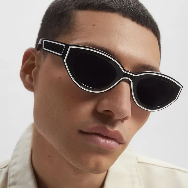 gradient cat eye sunglasses, view 10 - MRSLM