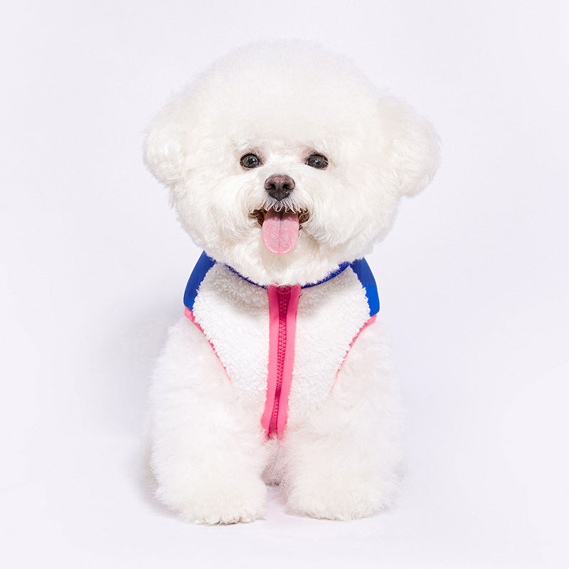 pet Sherpa fleece vest, view 5 - MRSLM