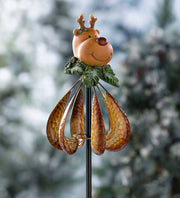 snowman garden wind spinner, view 4 - MRSLM