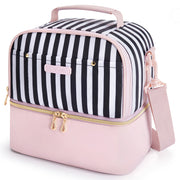 double-decker insulated lunch bag, view 9 - MRSLM