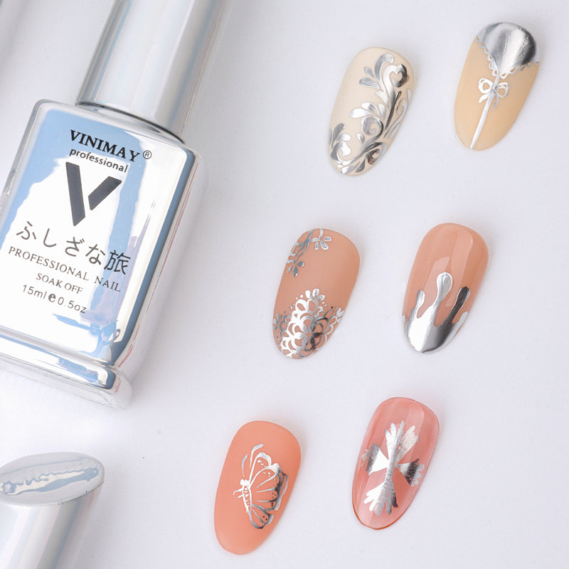 metallic mirror gel nail polish, view 8 - MRSLM