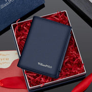 men's short leather wallet - MRSLM