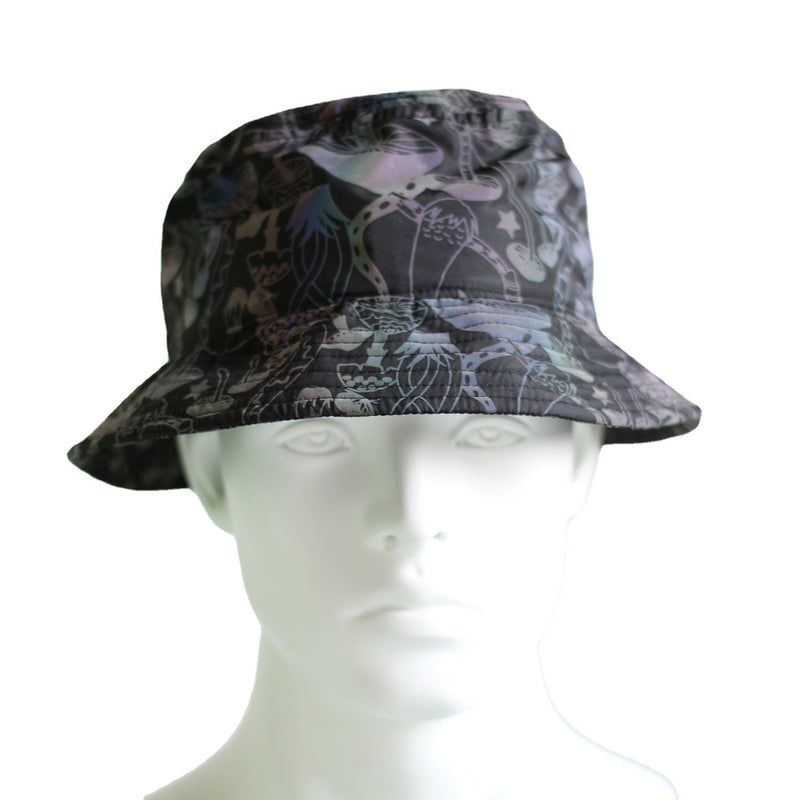 Colorful printed bucket hat, view 3 - MRSLM