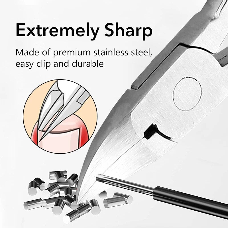 Stainless steel toenail clipper, view 7 - MRSLM