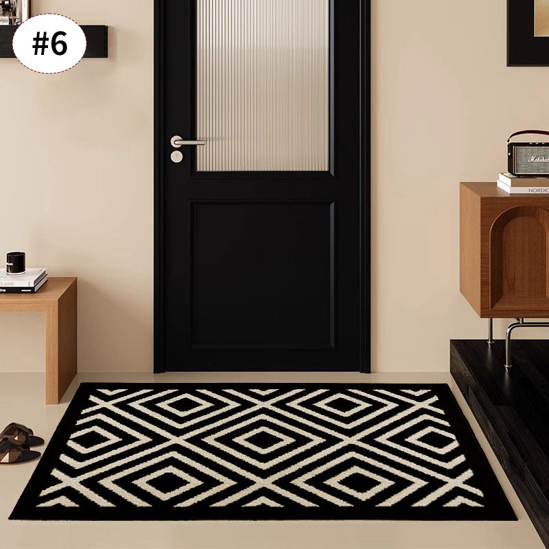 Retro pattern non-slip door mat, view 2 - MRSLM